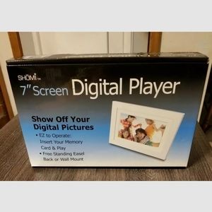 GiiNii SH-701W 7-Inch Analog Picture Frame White